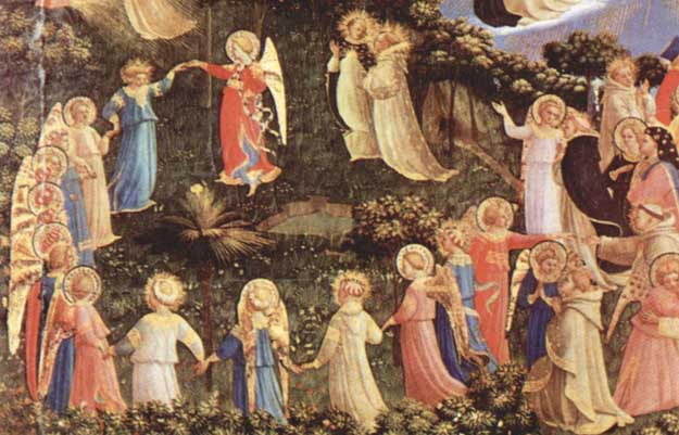 Detail from "The Last Judgment" by Fra Angelico - "The Dance of the Angels"