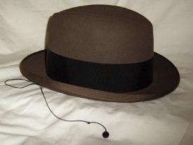 eBay Homburg hat with lapel cord